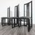 Tris Wooden Throne Chairs by Giorgetti, 1980s, Set of 3 For Sale - Image 17 of 18