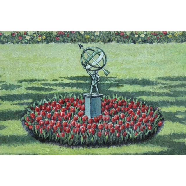 Rustic Danish Country Estate Painting For Sale - Image 3 of 6