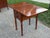 American Antique Drop Leaf Side Table With Two Drawers For Sale - Image 6 of 11