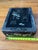 Black Large Vintage Asian Black Lacquer Box With Mother of Pearl Inlay & Calligraphy For Sale - Image 8 of 9