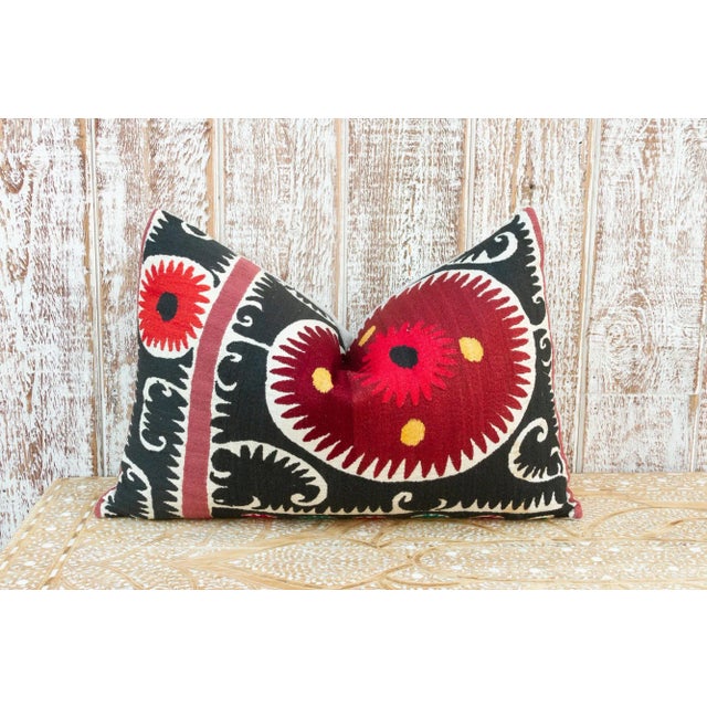 Laisa Bukhara Suzani Lumbar Pillow For Sale - Image 10 of 10
