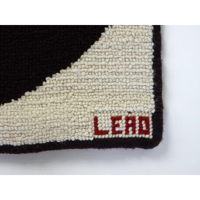 Mid-Century Modern 1960s Brazilian Textile Art Tapestry signed Leao For Sale - Image 3 of 9