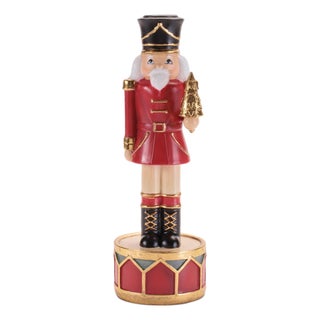 Nutcracker Soldier Candle Holder (Set of 2) For Sale