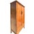Vintage Chinese Natural Wood Pattern Light Brown Armoire Wardrobe Cabinet For Sale In San Francisco - Image 6 of 8