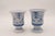 Age: Approx: 30 Years Old Details: Blue & white porcelain vases, small porters mug and trinket box with lighthouse scenes....