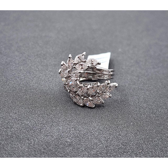 Early 21st Century 5.50 Ct Diamond Ring Size 6 For Sale - Image 5 of 9