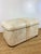 Stone Vintage 1980s Cream Tessellated Stone & Rattan Reed and Brass Lidded Trunk Chest Table by Maitland Smith For Sale - Image 7 of 12