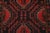 1980s Vintage Baloch Rug 3'1'' X 4'8'' Black Wool Tribal Hand-Knotted Oriental Carpet For Sale - Image 5 of 12