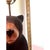 Late 20th Century Rare Rustic Carved Wooden Standing Bear Lamp With Intricate Details For Sale - Image 11 of 15