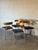 1970s Oak Stacking Chairs Set of 4 Mid-Century Modern 1970s For Sale - Image 5 of 13