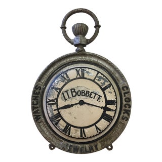 Pocket Watch Advertising Sign For Sale