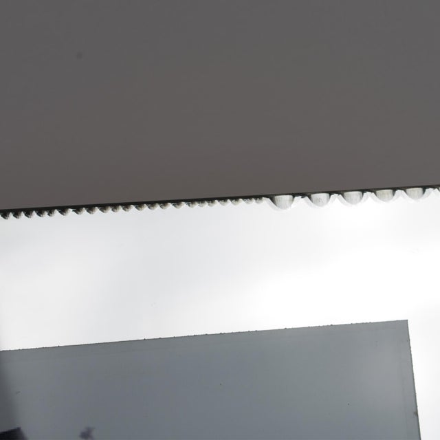 Glass French Mirrored Glass Picture Frame, circa 1940 For Sale - Image 7 of 9