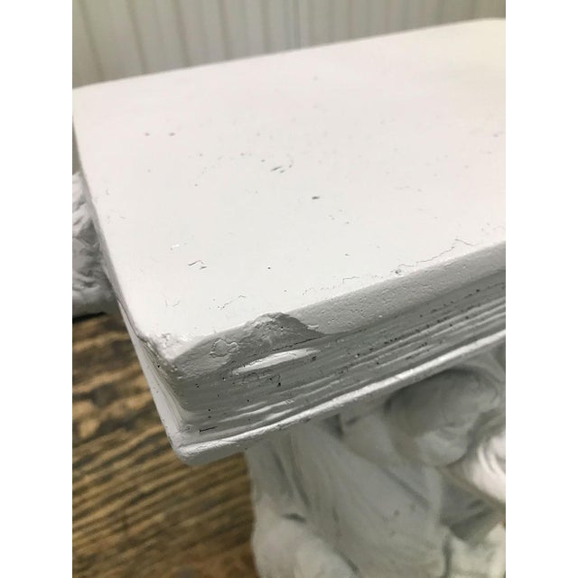 Vintage Plaster Monkey Table For Sale - Image 4 of 10