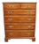 1980s Henkel Harris Wild Black Cherry Highboy Chest For Sale