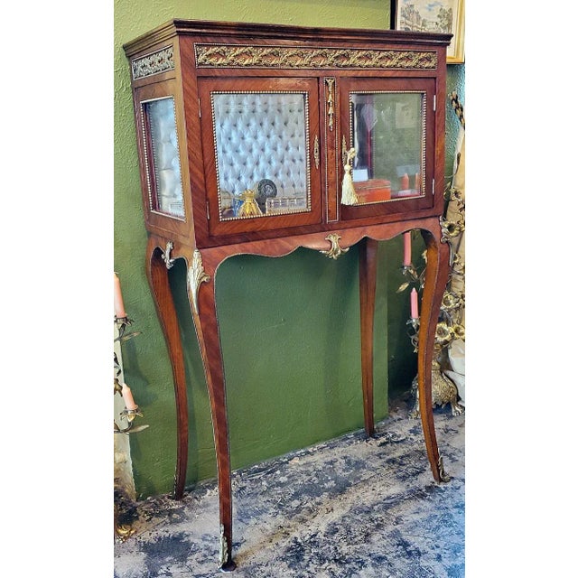 19th Century French Boudoir Vitrine For Sale - Image 11 of 13