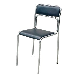 Vintage Italian Bauhaus-Style Stackable Chair, 1980s For Sale