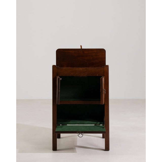 French Mid 20th Century France Brown Wood Storage Cabinets & Cupboards For Sale - Image 3 of 11