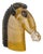 Archimede Seguso, Murano Glass Horse Head, 1970, Glass For Sale