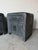 1980s Vintage Coastal Pencil Reed Rattan Nightstands With Blackwashed Finish – Pair For Sale - Image 5 of 13