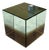 Glass Solidi Paperweight Cube from Fontana Arte, 1980s For Sale