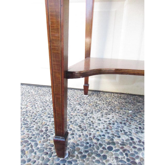 Brown Antique English Cylinder Secretary Desk by Hobbs of London For Sale - Image 8 of 18