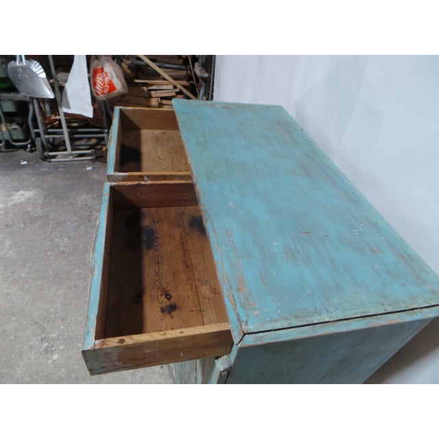 Swedish Gustavian 100% Original Painted Sideboard For Sale In Miami - Image 6 of 11