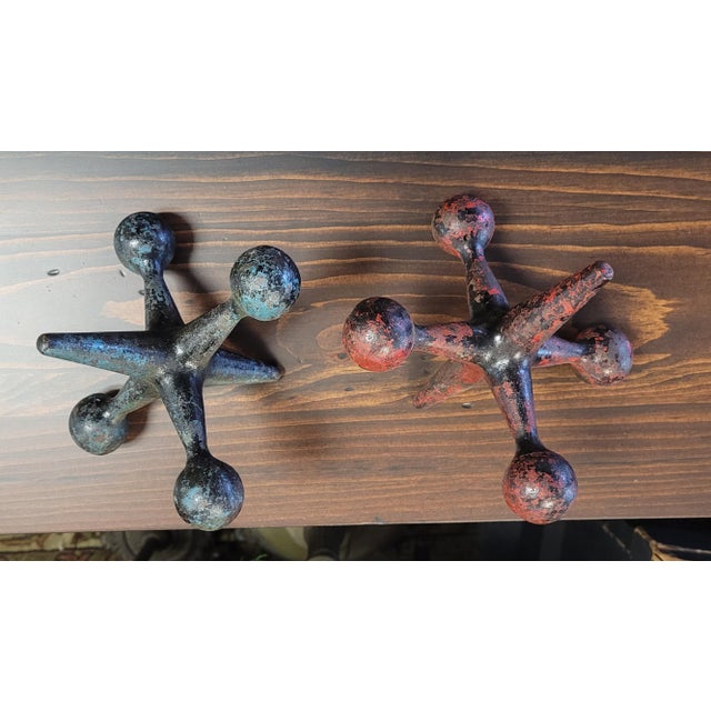 Two Vintage Mid Century Modern Irin Jacks For Sale - Image 4 of 6