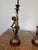 Hollywood Regency Vintage French Style Brass Putti Cherub Table Lamps Mid-Century Hollywood Regency - a Pair For Sale - Image 3 of 6