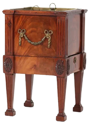 Antique Dutch Mahogany Louis XVI Wine Cooler, 1790s