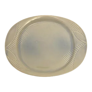 Vintage Red Wing Potteries Inc Blue Fondoso (Pattern) Platter