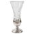 Metal Vintage Silver and Crystal Vase, Italy, Mid-20th Century For Sale - Image 7 of 7