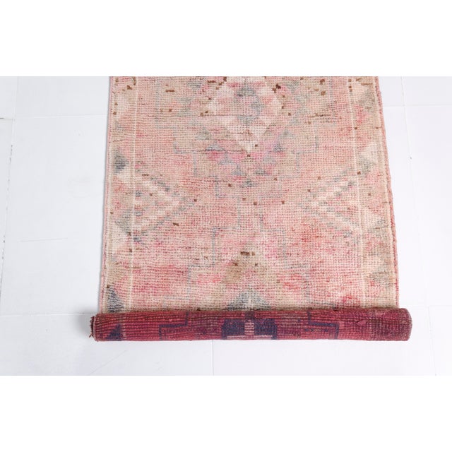 1960s 1960s Anatolian Kurdish Low Pile Rug For Sale - Image 5 of 10