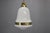 Luzette Pendant Lights in Opaline Glass and Brass by Peter Behrens for Aeg, 1930s, Set of 2 For Sale - Image 6 of 17