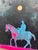 This 9 x 12 inch acrylic and tempera painting on canvas board delivers the depth of character only a painting can bring to...
