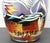 Abstract Signed Sam 2 Bulls – Oglala Lakota Sioux Hand-Painted Art Vase For Sale - Image 3 of 16