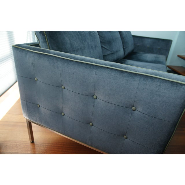 Late 20th Century Late 20th Century Thayer Coggin Chrome Base Sofa For Sale - Image 5 of 7