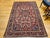 Ivory Vintage Persian Malayer Rug, Hand-Knotted Wool, Floral Pattern, 5x7, Ivory & Navy For Sale - Image 8 of 18