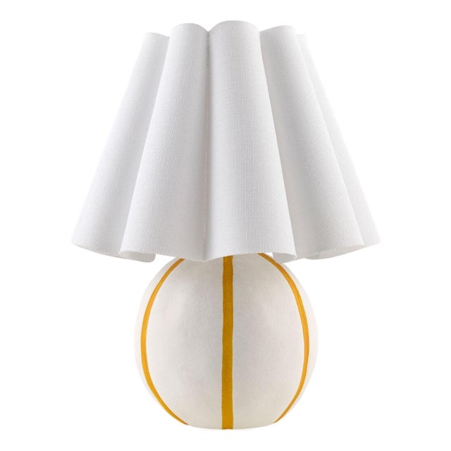 Kinki Accent Table Lamp Yellow For Sale