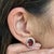 Metal Natural Tourmaline Diamond Stud Earrings 14k WG 5.85 TCW Certified For Sale - Image 7 of 9