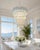 It is not a chandelier. It is an apparition. Composed of 152 Murano glass elements, each piece shaped by hand like a...