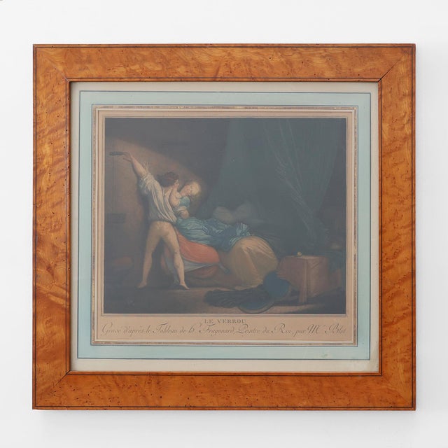 After Jean-Honoré Fragonard, Le Verrou, 1800, Engraving, Framed For Sale - Image 11 of 11