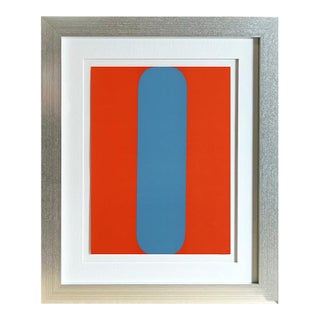 1964 Ellsworth Kelly Original Lithograph Derriere Le Miroir Dm03149 Framed For Sale