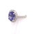 Tanzanite Diamond Ring 14k White Gold 5.30 TCW Certified For Sale In New York - Image 6 of 18