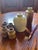 The Victorian School Room Set of 4 Salt-Glazed Stoneware Ink Pots, C 1880 Pair of Antique Victorian Stoneware Master Jars (Coordinates With Set of 4 For Sale - Image 4 of 14