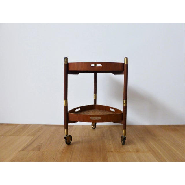 Serving Trolley in Teak, Italy, 1950s For Sale - Image 3 of 12