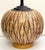 Mid-Century Modern Mid Century Lacquered Coconut Shell Inlay Gourd-Form Table Lamp on Rattan Base For Sale - Image 3 of 6