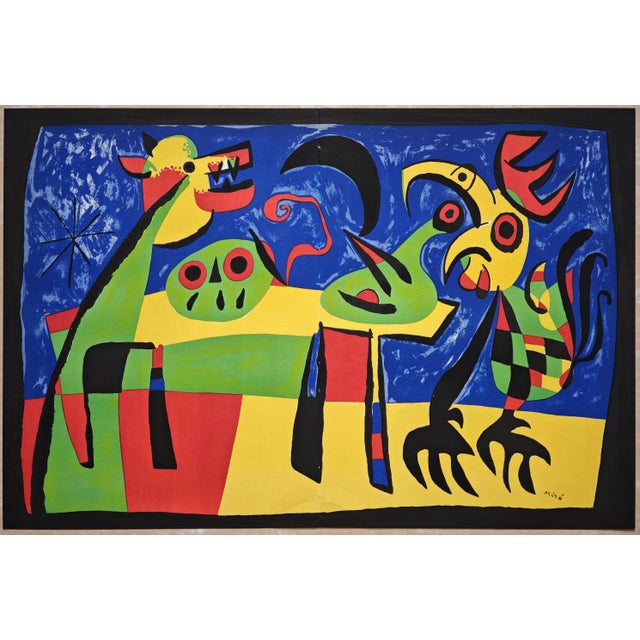 Joan Miro, Dog Barking at the Moon, 1952, Lithograph For Sale - Image 8 of 8