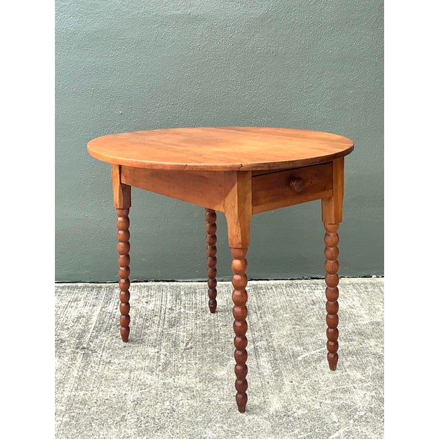 Vintage Traditional Bobbin Side Table For Sale - Image 10 of 12