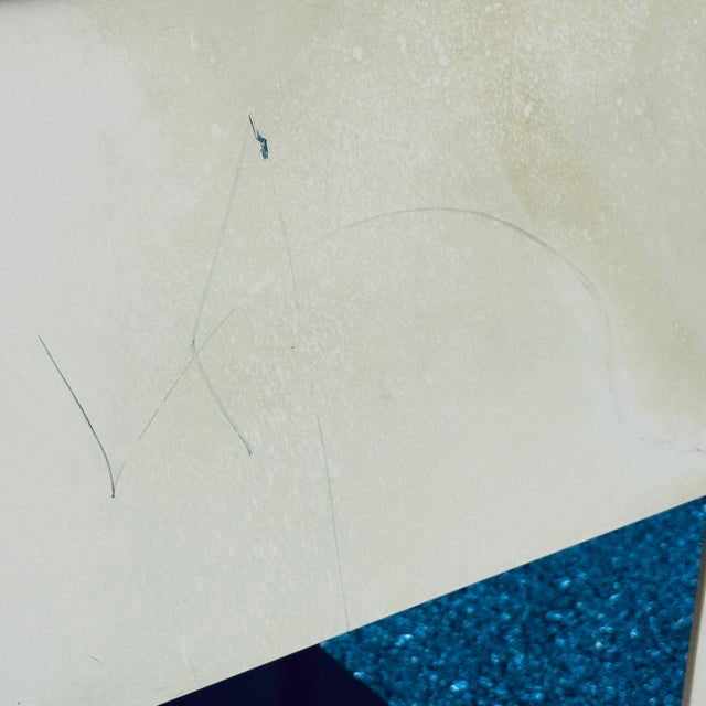 Vintage Metal Rolling Office Cart Hanging File Cabinet With Shelf For Sale - Image 10 of 10