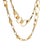 John Hardy Long Gold Necklace Dot Ring Link 18k Yellow Chain 36" L For Sale In Miami - Image 6 of 8